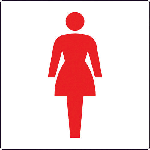 ユニット トイレ表示 大 女子 842-63A 1枚