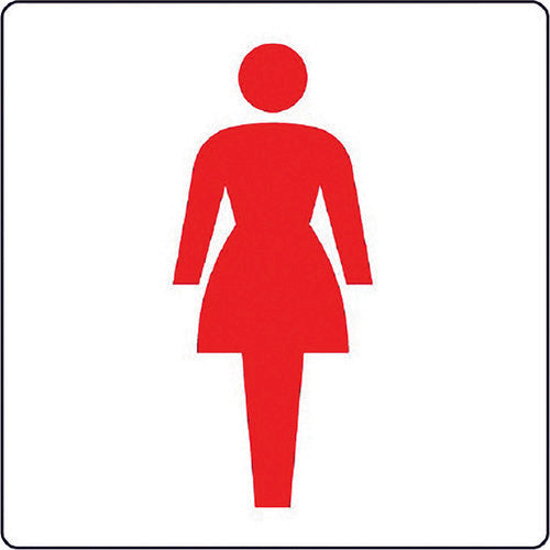 ユニット 表示ステッカー ピクトサイン トイレ(女) 839-09B 1組