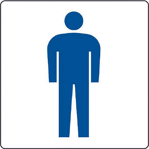 Unit Display Sticker Pictogram Toilet (Male) 839-08B 1 set