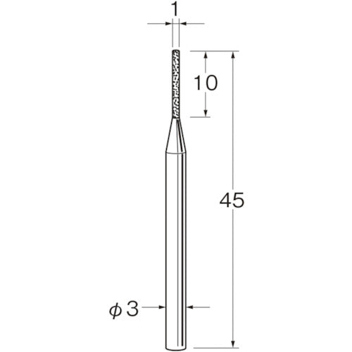 リューター 軸付電着ボラゾン砥石N1110 N1110 1袋