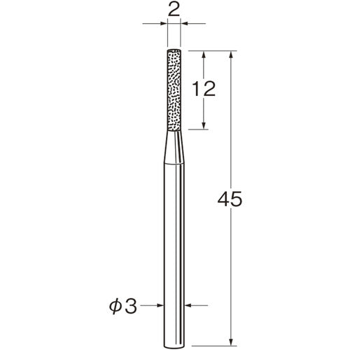 루터 축 부착 전착 다이아몬드 숫돌 D3120 D3120 1봉