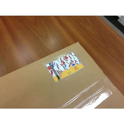 파피루스 딜리버리 팩 3방 용착 타입(명함 사이즈용) 70×105 100장입 전면 풀 PA-026T 1PK