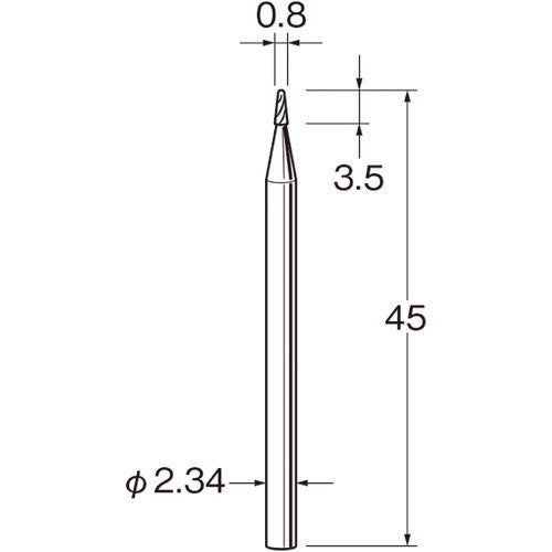 루터 정밀 가공용 초경 커터 K1508 K1508 1봉