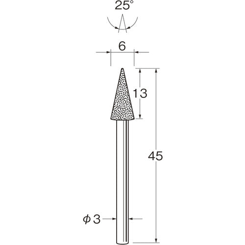류터 축 부착 전착 다이아몬드 숫돌 D3460 D3460 1봉