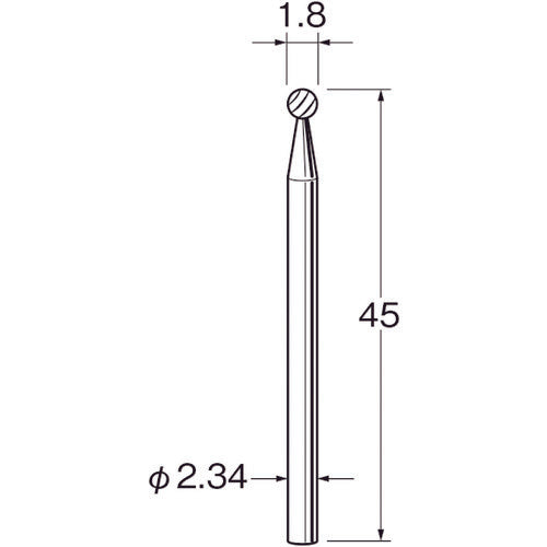 루터 정밀 가공용 초경 커터 K1018 K1018 1봉