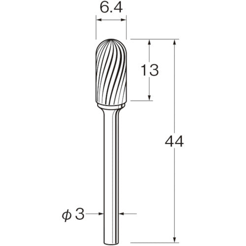 루터 초경 커터 K3216 K3216 1 봉지