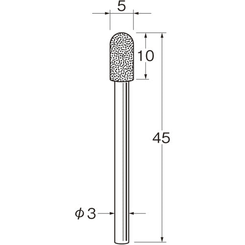 루터 축 부착 전착 다이아몬드 숫돌 D3250 D3250 1봉