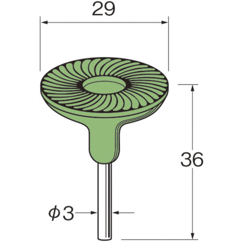 LUTHER Ceramic Angle Grindstone (for Metal Polishing) A1114 1 bag