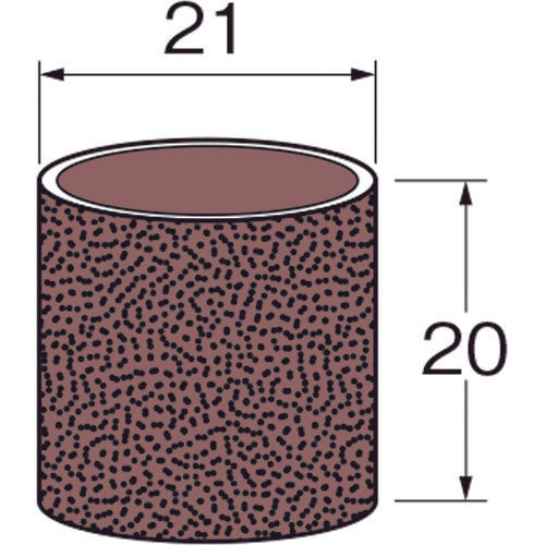 リューター ロール外径(mm):21幅(mm):20粒度(#):60 S3191 1袋