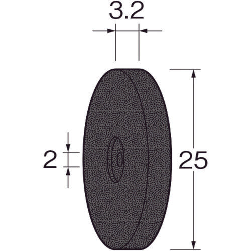 リューター ホイール型砥石(カーボンランダムホイール) G7231 1 袋