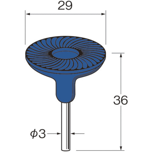 LUTHER Ceramic Angle Grindstone (for Metal Polishing) A1112 1 bag