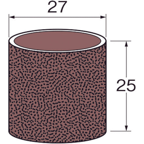 リューター ロール外径(mm):27幅(mm):25粒度(#):60 S3251 1袋