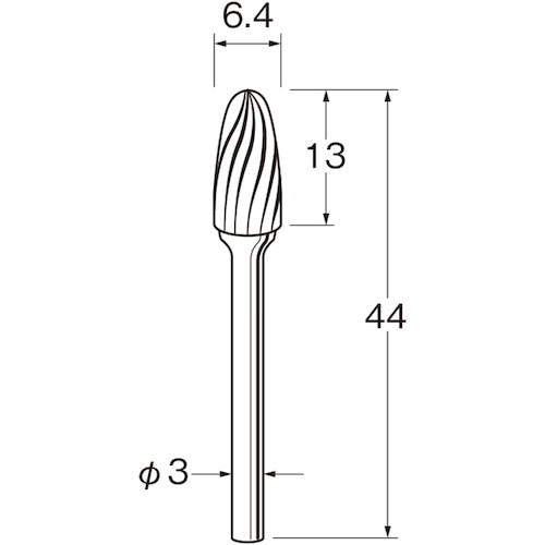 루터 초경 커터 K3416 K3416 1 봉지