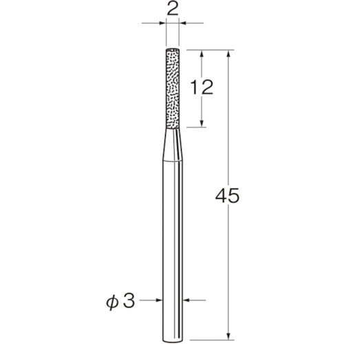 リューター 軸付電着ボラゾン砥石N1120 N1120 1袋