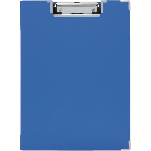 KING JIM クリップボ−ドBF(カバー付) A4 短辺とじ 青 収納約30枚 309BF-B 1冊