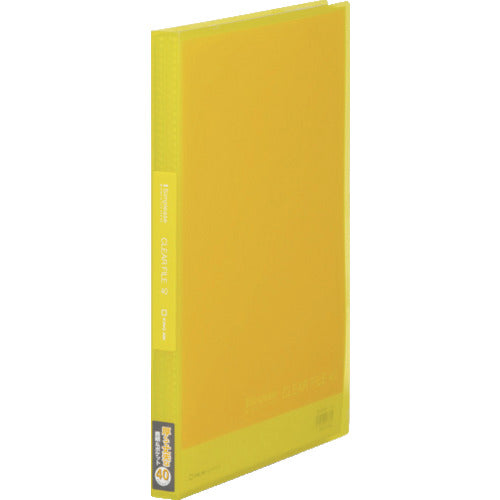 KING JIM シンプリ−ズクリア−F(透明)40P 黄 186TSPW-Y 1冊