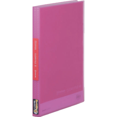 KING JIM シンプリ−ズクリア−F(透明)40Pピン 186TSPW-P 1冊