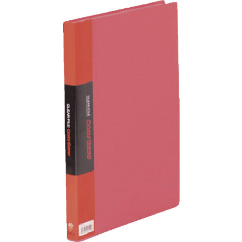 KING JIM Clear File Color Base W Red 132CW-R 1 pc