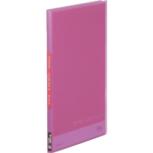 KING JIM シンプリ−ズクリア−F(透明)20Pピン 186TSP-P 1冊