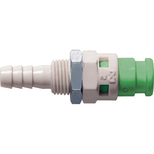 닛토 큐브 커플러 상대측 설치 사이즈 내경 φ4 튜브(65241) SPC-04PHB-GRN POM 1개