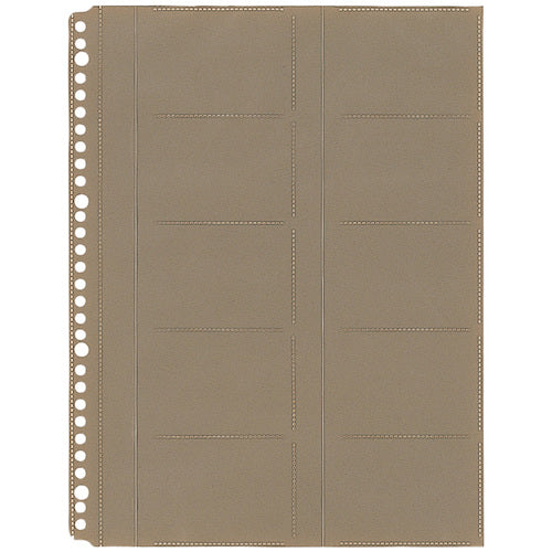 KING JIM 명함 홀더-대지 A4 세로형 20 포켓 2/4/30 구멍 39 D 1PK