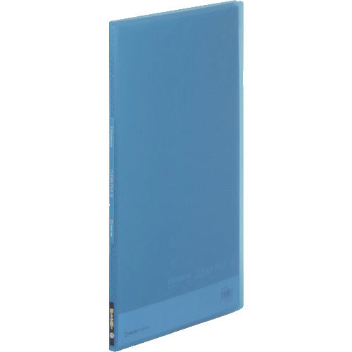KING JIM シンプリ−ズクリア−ファイル(透明) A4タテ型 青 10ポケット 186TSPH-B 1冊
