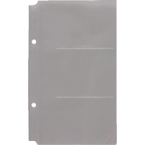 KING JIM 카드 홀더-카즈 산 1열 3단 3포켓 2홀 45D 1PK