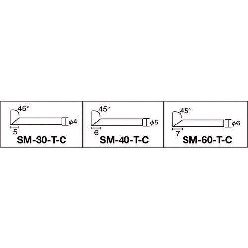 SURE 솔더고테용 코테처 SM-40용 SM-40-CT(S) 1개