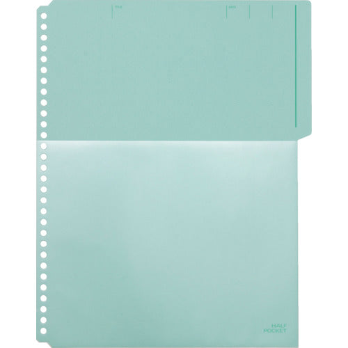 KING JIM Color Base Half Pocket (10 pieces) 103HP-G 1PK