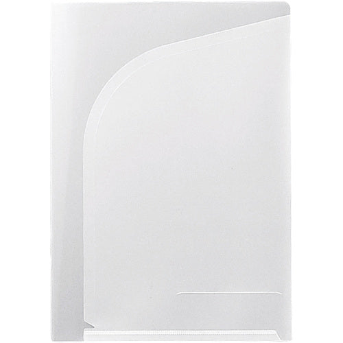 KING JIM Clear Holder 2 Pockets A4 Vertical Milky White 793-10-M 1PK