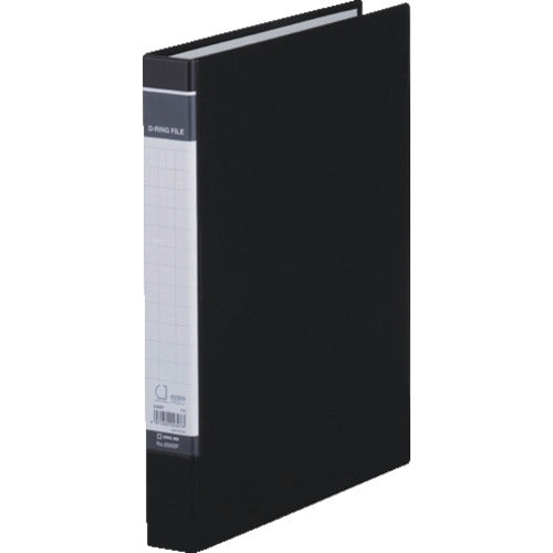 KING JIM DリングファイルBF A4タテ型 黒 21mm 210枚 608BF-BK 1冊