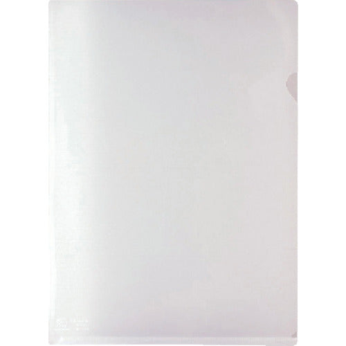 KING JIM Clear Folder - Recycled Thick, A3 Vertical, Milky White, 10 Sheets, 755RD10-M, 1PK