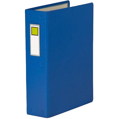 KING JIM 파이프 파일 A4 세로형 청색 2구멍 제본 두께 60mm 600장