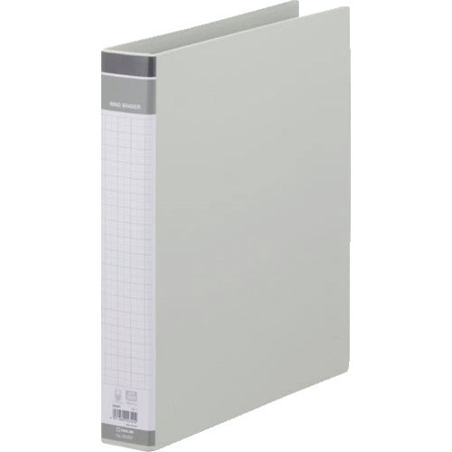 KING JIM Ring Binder BF A4 Vertical Gray Inner Diameter 32mm 300 Sheets 669BF-GY 1 Book