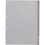 KING JIM L Holder A4 Vertical Gray 2 Holes 730-GY 1 Sheet