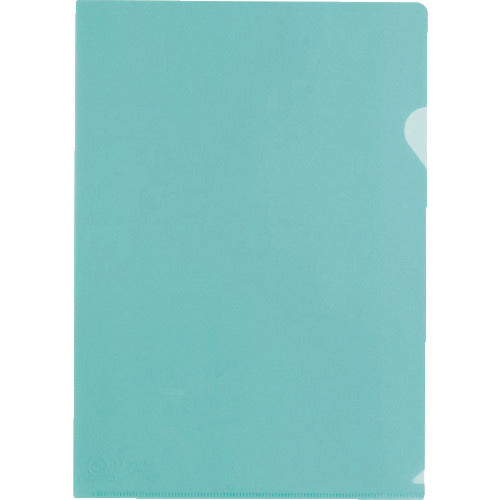KING JIM Clear Folder Recycled A4-S Green (10 sheets) 735R10-G 1PK