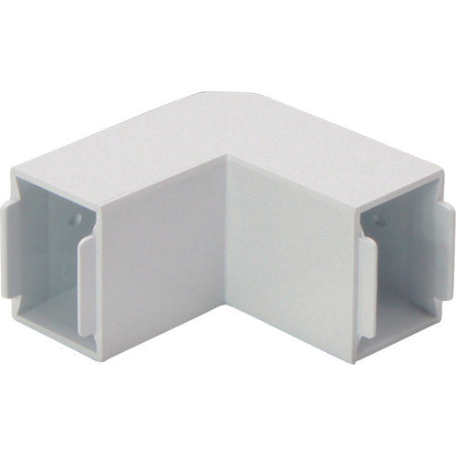 マサル エムケーダクト付属品 内外マガリ 3号 ホワイト MDK132 1個