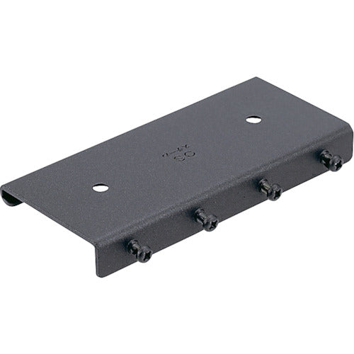 岡田 カーテンレール用オプション D40・TOPカバー ブラック 15T65BL 1個