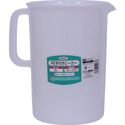 아사히펜 PE 손 비커 3L 3012-06 222336 1개