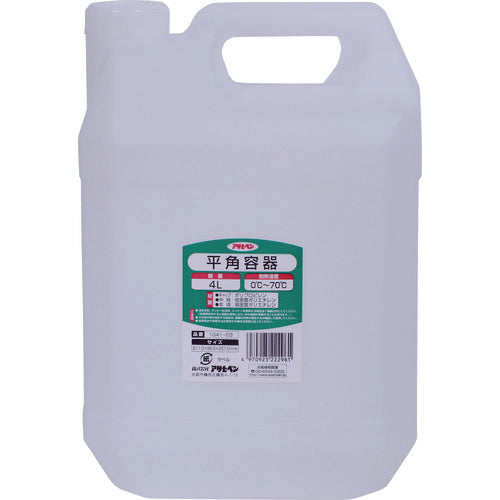아사히펜 평각 용기 4L 1041-03 222961 1개