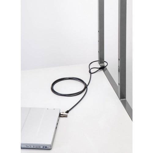 ELECOM Security Wire Cylinder Lock NobleWedge (3.2 x 4.5) Compatible Regular Key ESL-703 1 pc