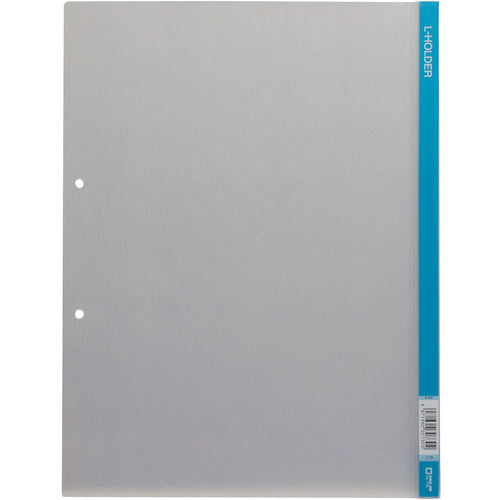 KING JIM L Holder A4 Vertical Type Empty 2 Holes 730-SB 1 Sheet