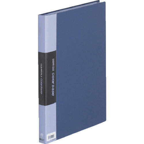 KING JIM Clear File Color Base W Navy 132CW-NV 1 pc