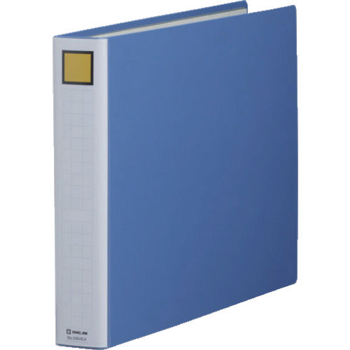 KING JIM キングファイル スーパードッチ<脱・着>イージー A3ヨコ型 青 とじ厚40 mm 400枚 3404EA-B 1冊