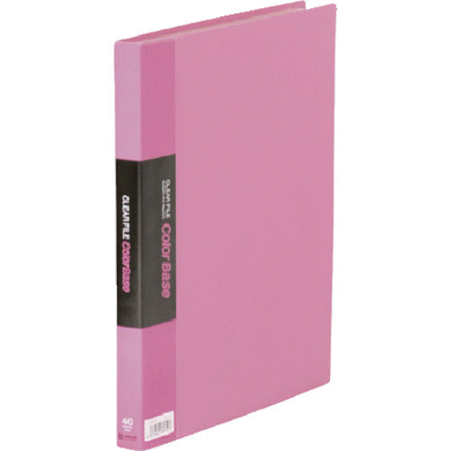 KING JIM Clear File Color Base W Pink 132CW-P 1 pc