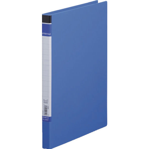 KING JIM レタ−ファイルBF A4タテ型 青 とじ厚10mm 100枚 358BF-B 1冊