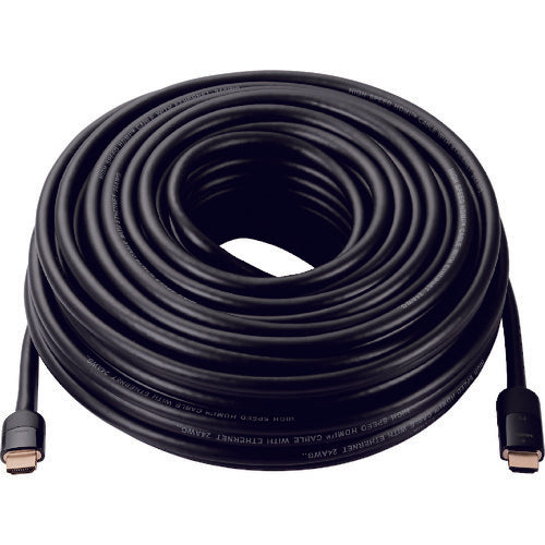 ELECOM Long HDMI Cable 3D Full HD (1080P) 4K2K Compatible 30m Black DH-HDLMN30BK 1 Piece