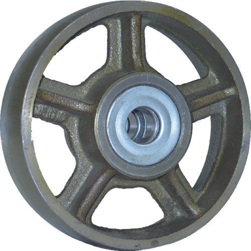 Yodono Cast Iron Wheel with Bearing 130φ CB130 1 pc