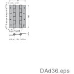 SUGATSUNE (170090809) DA180-5934-01 스프링 자유 경첩 DA180-5934-01 1 개
