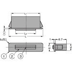 SUGATSUNE (140013017) MC-FS-2SW Thin magnetic catch Adhesive force 34N MC-FS-2SW 1 piece